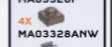Plate 1 x 1 - Type 04 in Sand, Dark (Camo)