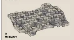 Baseplate 8 x 10 irregular, Two-Tiered in Gray, Light (Camo)