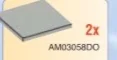 Tile 4 x 4 in Gray