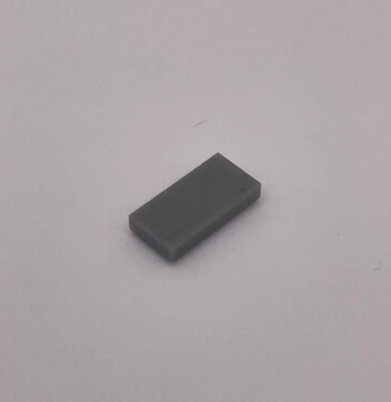 Tile 1 x 2 in Gray, Stone