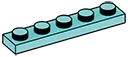 Plate 1 x 5 in Teal