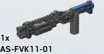 Weapon: Halo Tactical Shotgun w/ Printed Blue Stock in Multicolored