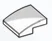 Slope 33 2 x 0.67 x 2 with Curved Slope w/ Printed Half White / Grey