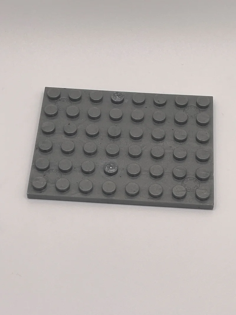Plate 6 x 8 (New Mold) in Gray, Stone