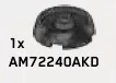 Engine component: intake turbine 3 x 3 in Gray, Light Camo (Metallic)