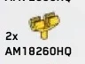Connector: pin with double clip