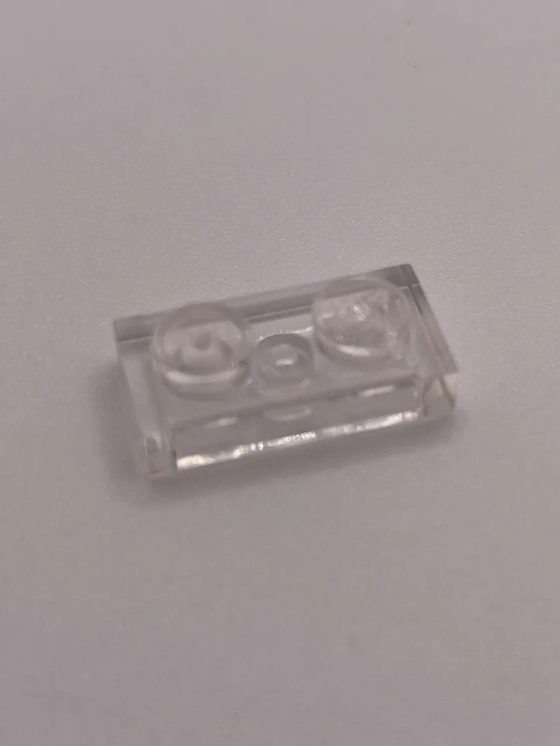 Plate 1 x 2 in Clear (Translucent)
