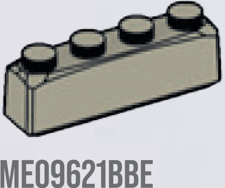 Brick 1 x 4 stone