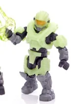 Figure, Halo: Spartan Hazop - Glow in the Dark (Reach Armor)