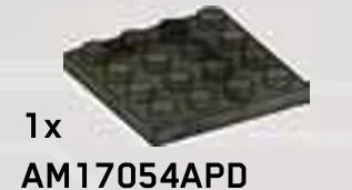 Plate 4 x 4 in Green, Jungle (Camo)