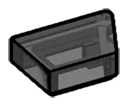 Wedge Tile 1 x 2 without corner, right