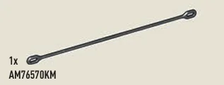 Weapon Part: Rifle Sling in Gray, Dim (Metallic)