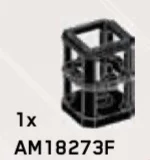 Fusion Coil - 2 x 2 x 2 Open Crate Frame in Black