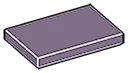 Tile 2 x 3 in Purple, Dark