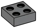 Connector Plate 2 x 2: female to female