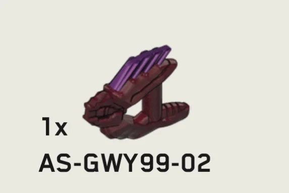 Weapon, Firearm: Needler, type 33 Red w/ Printed Needle Detail in Multicolored