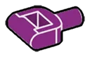 Bar, Pin, Small with Hand Grip in Purple, Imperial