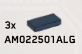 Tile 1 x 2 in Gray, Dark Smoke