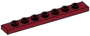 Plate 1 x 8 with seven studs
