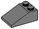 Slope brick 33 2 x 3 in Gray, Dark (Flake)