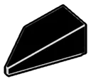 Wedge Slope 25 1 x 2 corner, right in Black