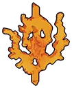 Blast effect #6 in Orange (Translucent)