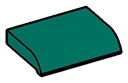 Slope Tile 2.5 x 2 with rounded lip