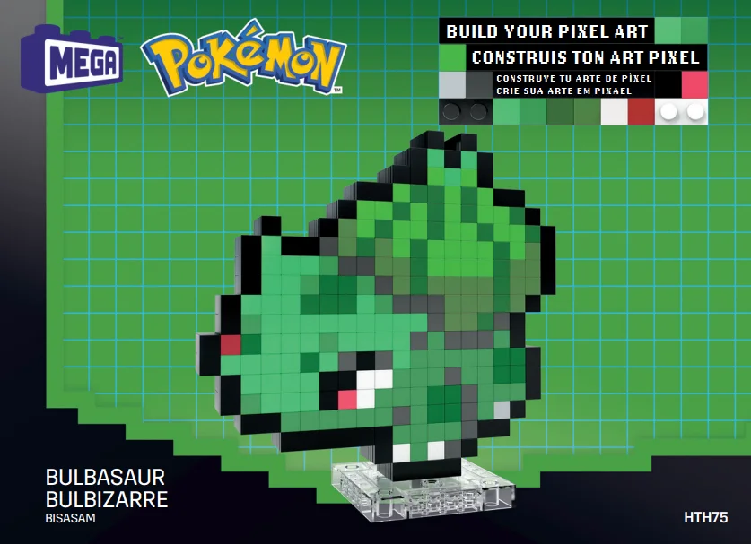 Instruction booklet for HTH7B Bulbasaur