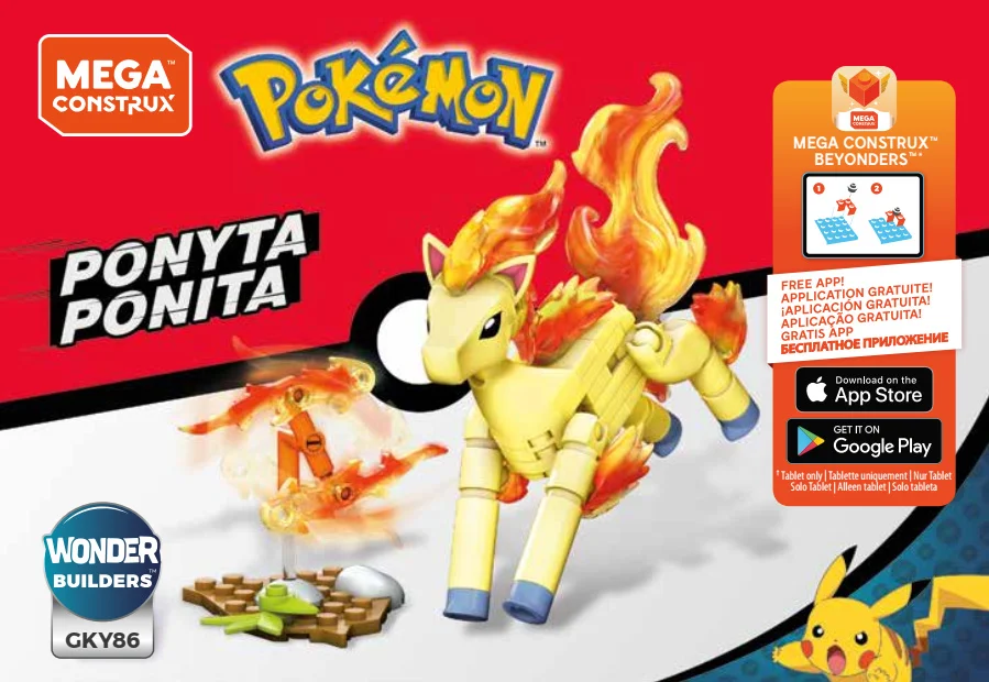 Instruction booklet for GKY86 Ponyta