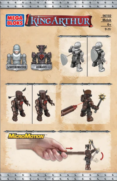 Instruction booklet for 96102 Melok & Lancepesade