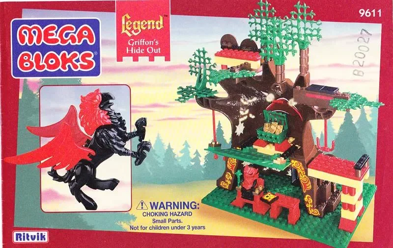 Instruction booklet for 9611 Griffon's Hide Out