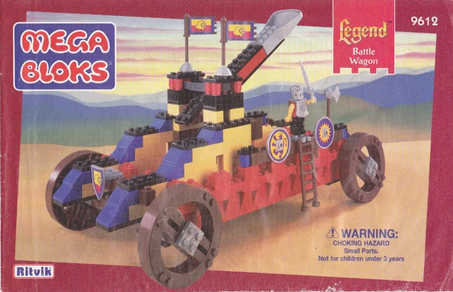 Instruction booklet for 9612 Battle Wagon