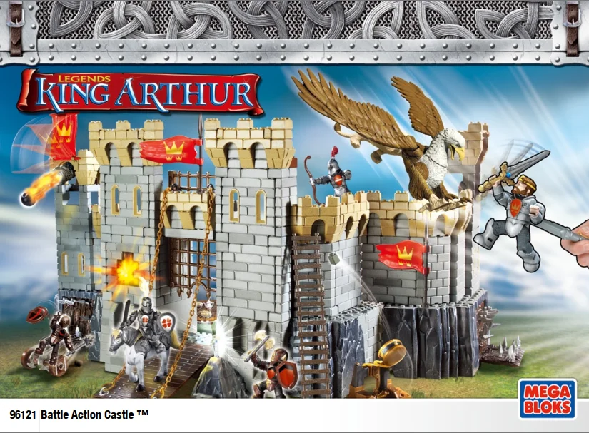 Instruction booklet for 96121 Battle Action Castle