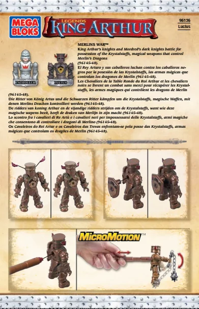 Instruction booklet for 96136 Lucius