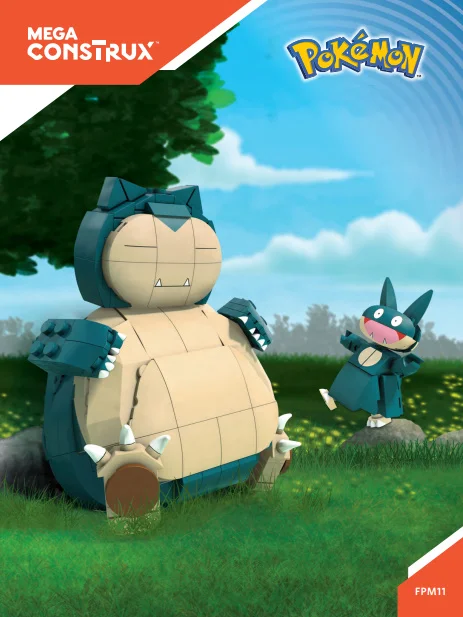 Instruction booklet for FPM11 Snorlax & Munchlax