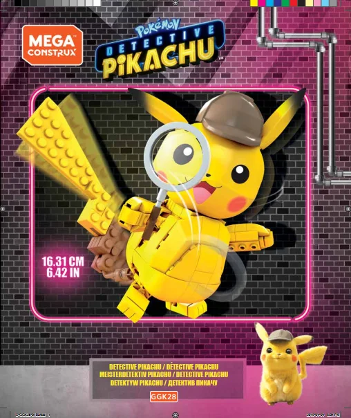 Instruction booklet for GGK28 Detective Pikachu