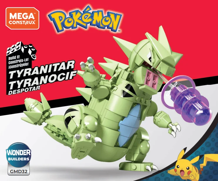 Instruction booklet for GMD22 Tyranitar