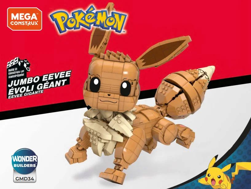 Instruction booklet for GMD34 Jumbo Eevee