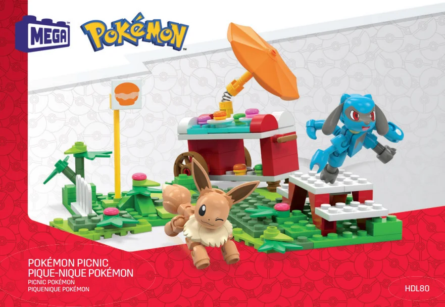 Instruction booklet for HDL80 Pokémon Pokémon Picnic