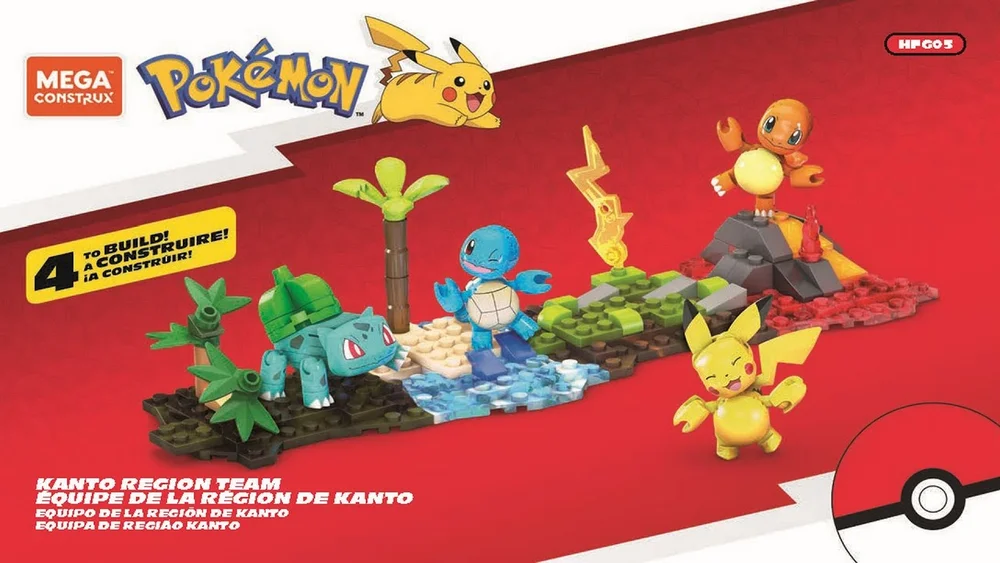 Instruction booklet for HFG05 Pokémon Kanto Region Team