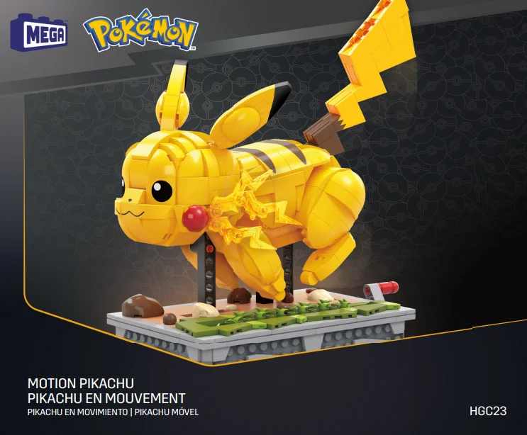 Instruction booklet for HGC23 Motion Pikachu