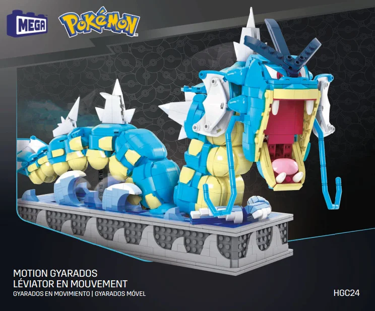 Instruction booklet for HGC24 Motion Gyarados