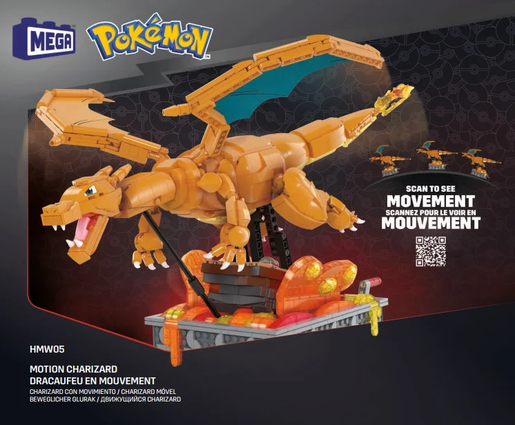 Instruction booklet for HMW05 Charizard