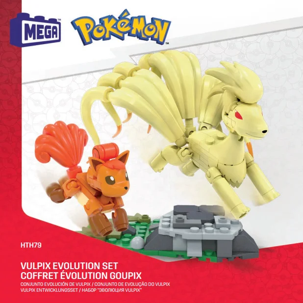 Instruction booklet for HTH79 Vulpix Evolution Set