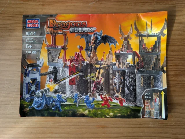 Instructions, Dragons: 9514 in Multicolored