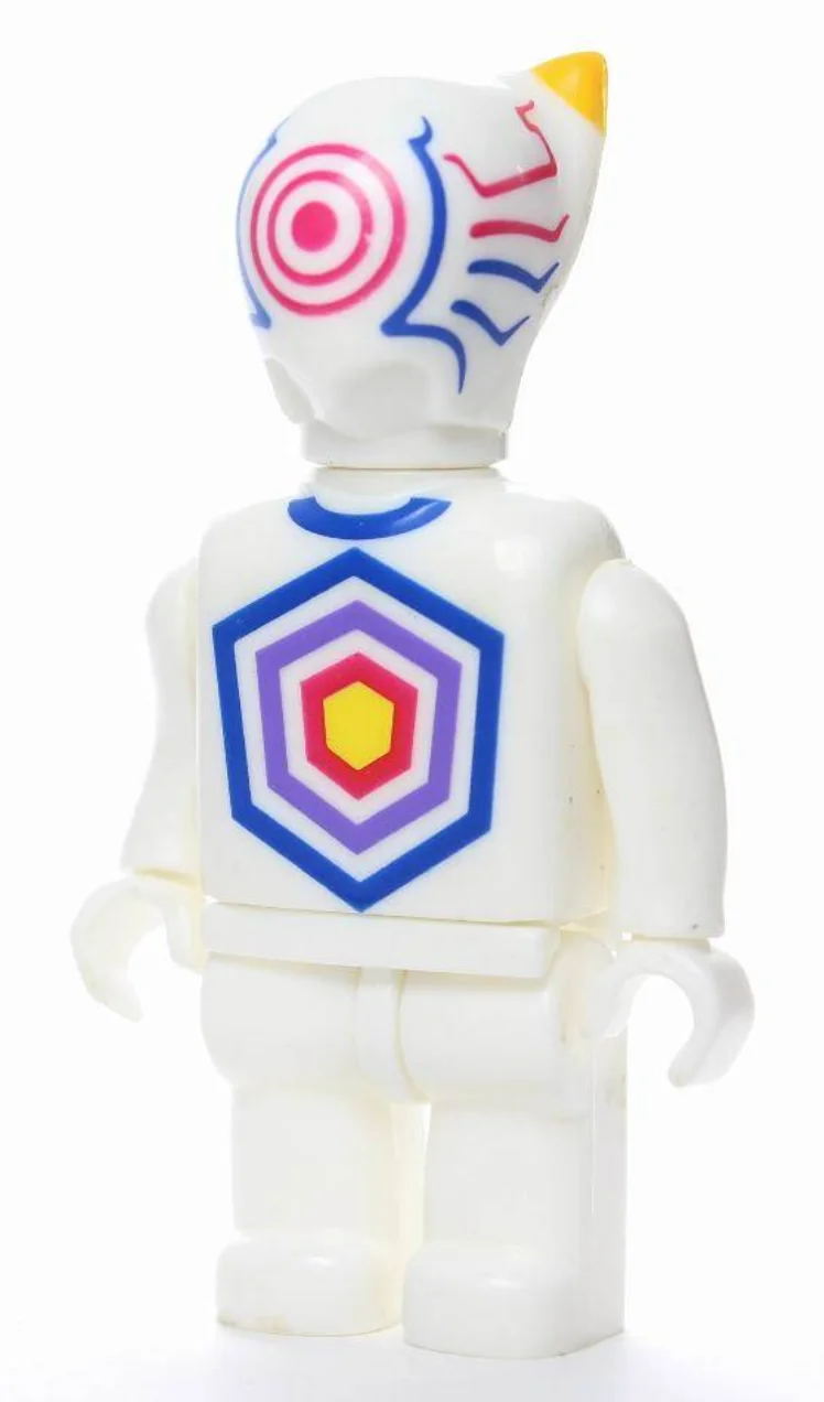 Figure, Power Rangers: White Triptoid in Multicolored