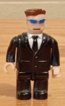 Figure, AA: Agent Storm, black suit & tie, brown hair