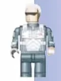 Figure, AA: Agent Frost, black uniform, gray vest, white hair