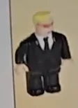 Figure, AA: Agent Blade, black suit & tie, blond hair