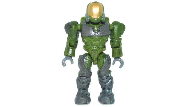Figure, Halo: UNSC Flame Marine, green in Multicolored